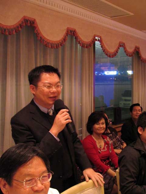 江亘松顧問應邀出席世界華人講師聯盟二月份會議